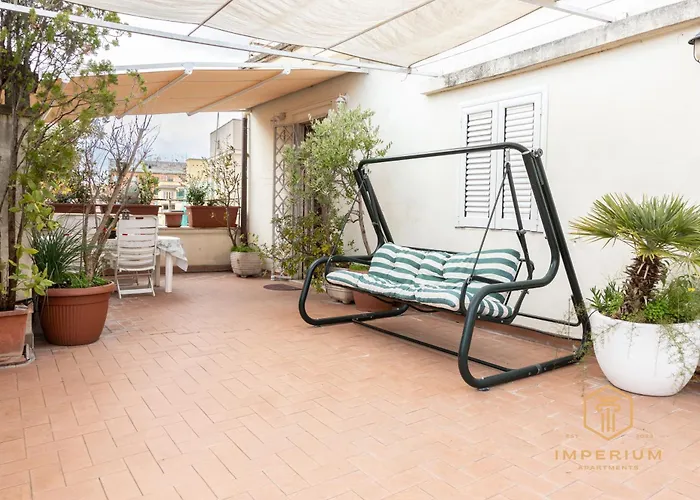 Imperium Penthouse - Private Terrace, 2-4 Pax, 2 Minutes To Metro, A-c Апартаменты Рим